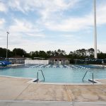 Palm Coast's Frieda Zamba pool, also known as the city's Aquatics Center. (© FlaglerLive)