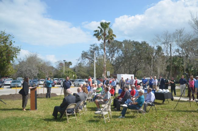 palm coast community center groundbreaking