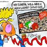 Clay Jones Trump funeral.