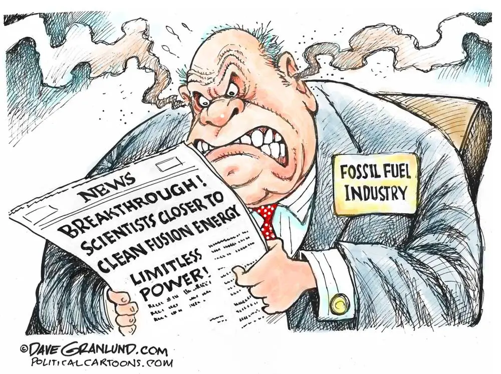 Clean Fusion Energy by Dave Granlund, PoliticalCartoons.com
