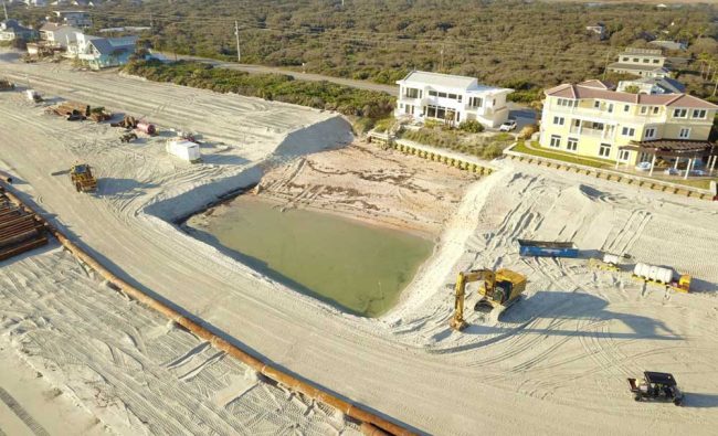 beach renourishment gaps