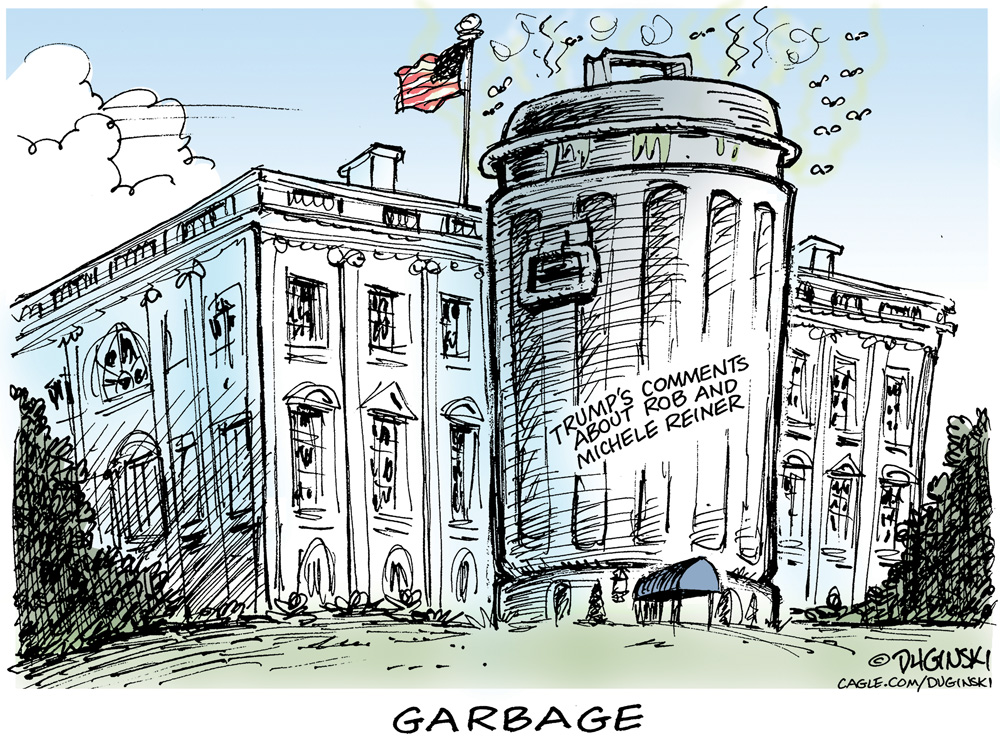 Trump's disgraceful comments by Paul Duginski, CagleCartoons.com