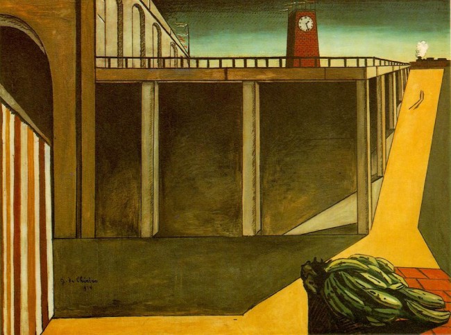 de chirico gare montparnasse melancholy of departure