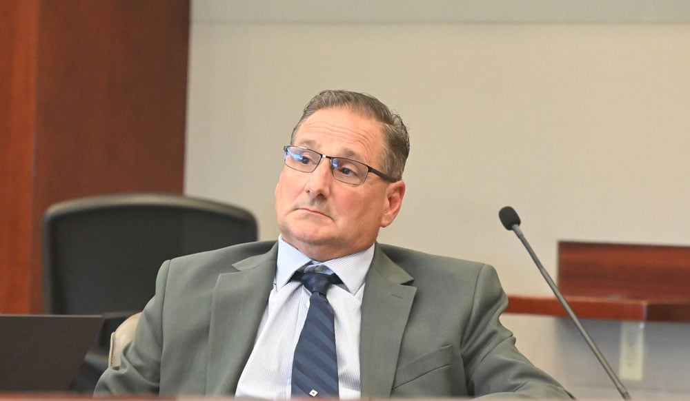 Gary Durso during jury selection Monday. (© FlaglerLive)