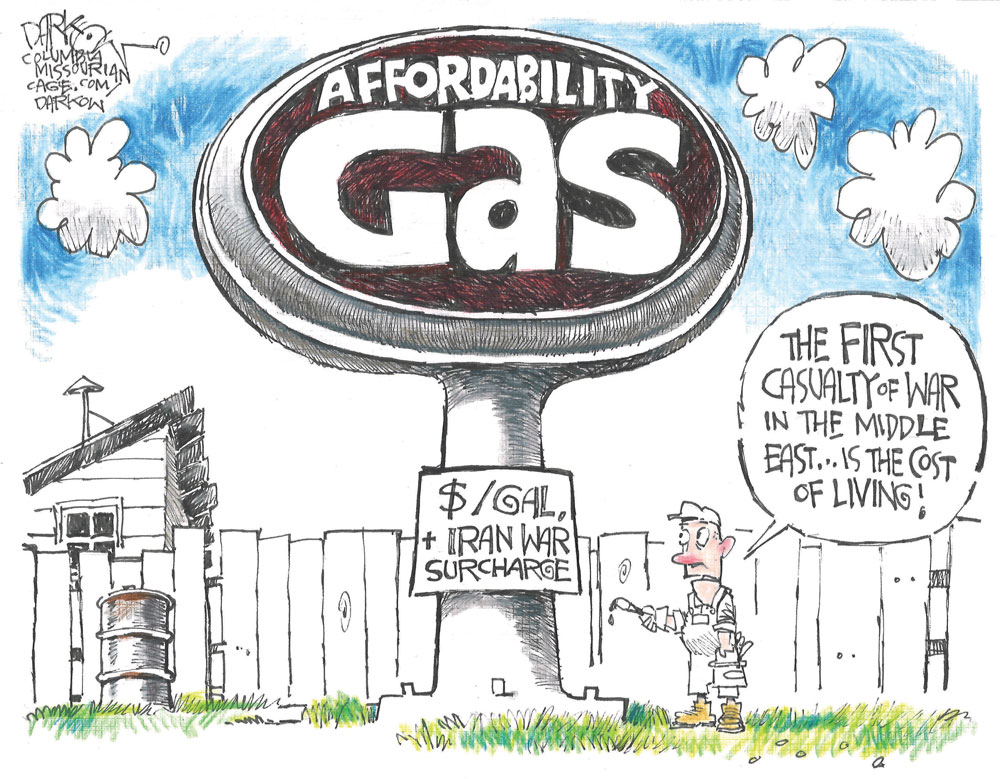 Casualty of War by John Darkow, Columbia Missourian