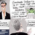 Newsom And The Frog by Frank Hansen, PoliticalCartoons.com