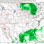 The expected path of Tropical Storm/Hurricane Milton over the next five days according to to the American forecasting model. (Tropical Tidbits)