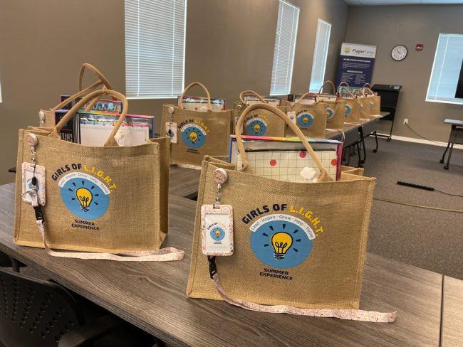 Last week Flagler Cares hosted a summer camp for two dozen "Girls of L.I.G.H.T.," a program rich in fostering leadership skills and positive choices for teen girls. (Flagler Cares)