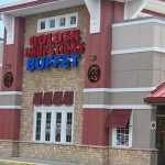 The Golden Chopsticks Buffet on Palm Coast's Cypress Edge Drive was open again today. (© FlaglerLive)