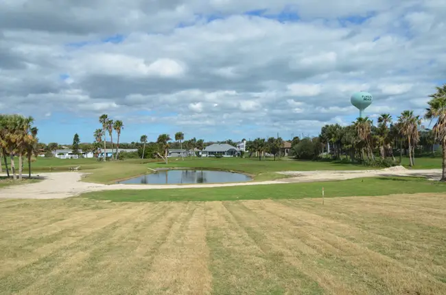 Flagler Beach's nine-hole golf course has been struggling to attract players. (c FlaglerLive)