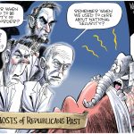 Ghosts of Republicans Past by Dave Whamond, Canada, PoliticalCartoons.com