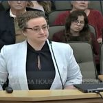 State Rep. Erin Grall, sponsor of HB 5, speaks to a House committee on a 15-week abortion ban today. (Florida Channel)