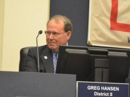 County Commissioner Greg Hansen. (© FlaglerLive)