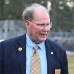 Flagler County Commissioner Greg Hansen, in office since January 2017, will complete his term but will not defend his seat in 2026. (© FlaglerLive)