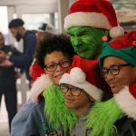 The Grinch during last December's Shop with a Cop event at Walmart. (FCSO)