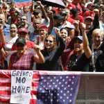 Supporters of Venezuelan President Nicolás Maduro gather during a demonstration in Caracas on Jan, 4, 2026.