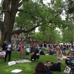 A post-graduation picnic at Grinnell College, an oasis of academic freedom. (© FlaglerLive)