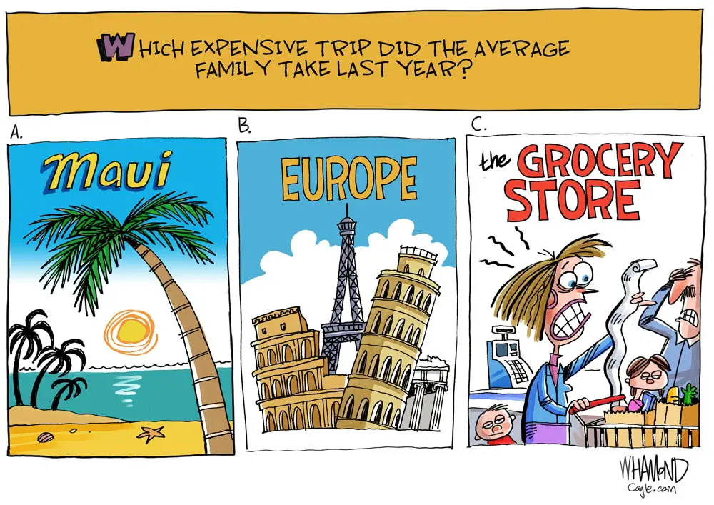Expensive Trips by Dave Whamond, Canada, PoliticalCartoons.com