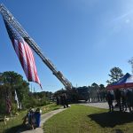 At the groundbreaking this morning. (© FlaglerLive)