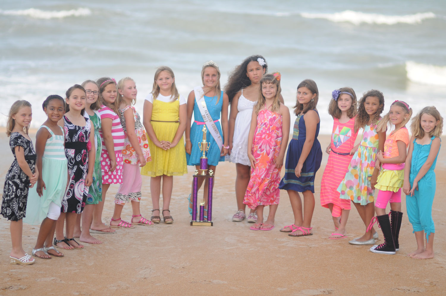 2013 Little Miss Flagler County Pageant Contestants, Age 8-11.