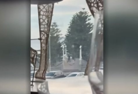 A video still of the gunmen. (YouTube)