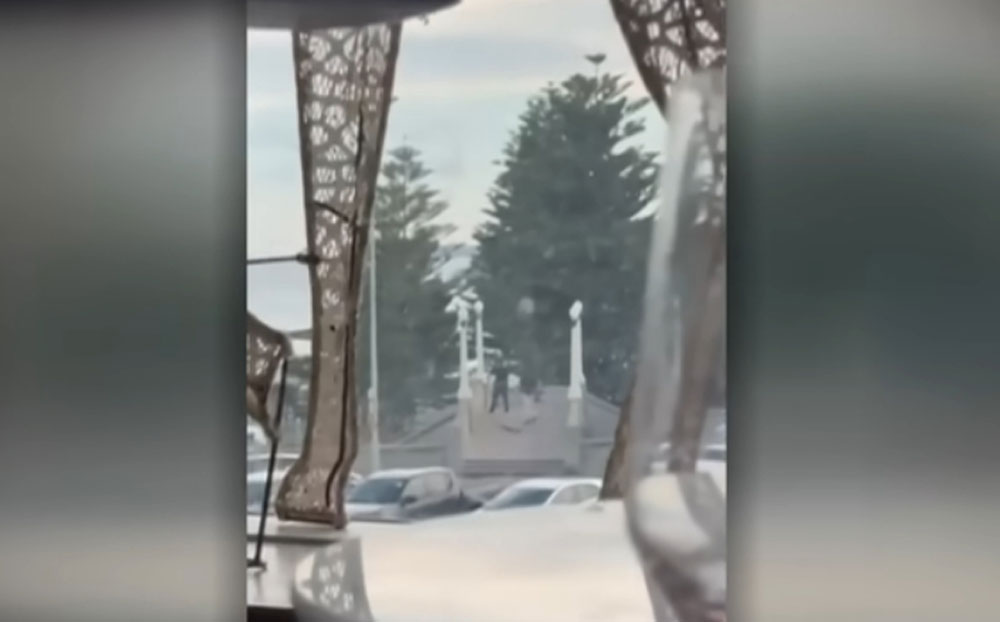 A video still of the gunmen. (YouTube)