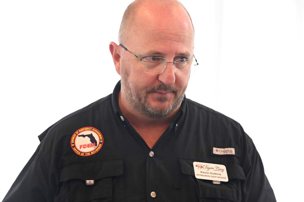 State Emergency Director Kevin Guthrie. (© FlaglerLive)