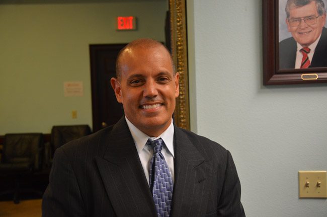 Jorge Gutierrez is the Flagler County Chamber of Commerce's new president. (© FlaglerLive)