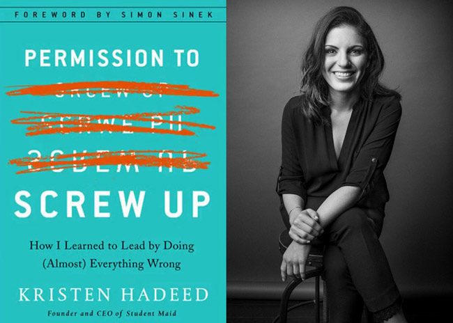 'Permission To Screw Up,' Kristen Hadeed's first book, was published earlier this month by Portfolio/Penguin. (Peter Longworth)