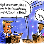 israel hamas cartoon blame