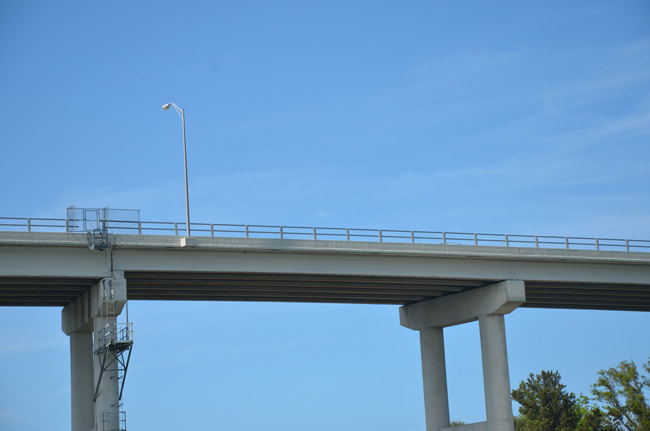 The Hammock Dunes Bridge was completed in 1988. It's been paid off for 10 years, but still collects $1.6 million in tolls annually. (© FlaglerLive)