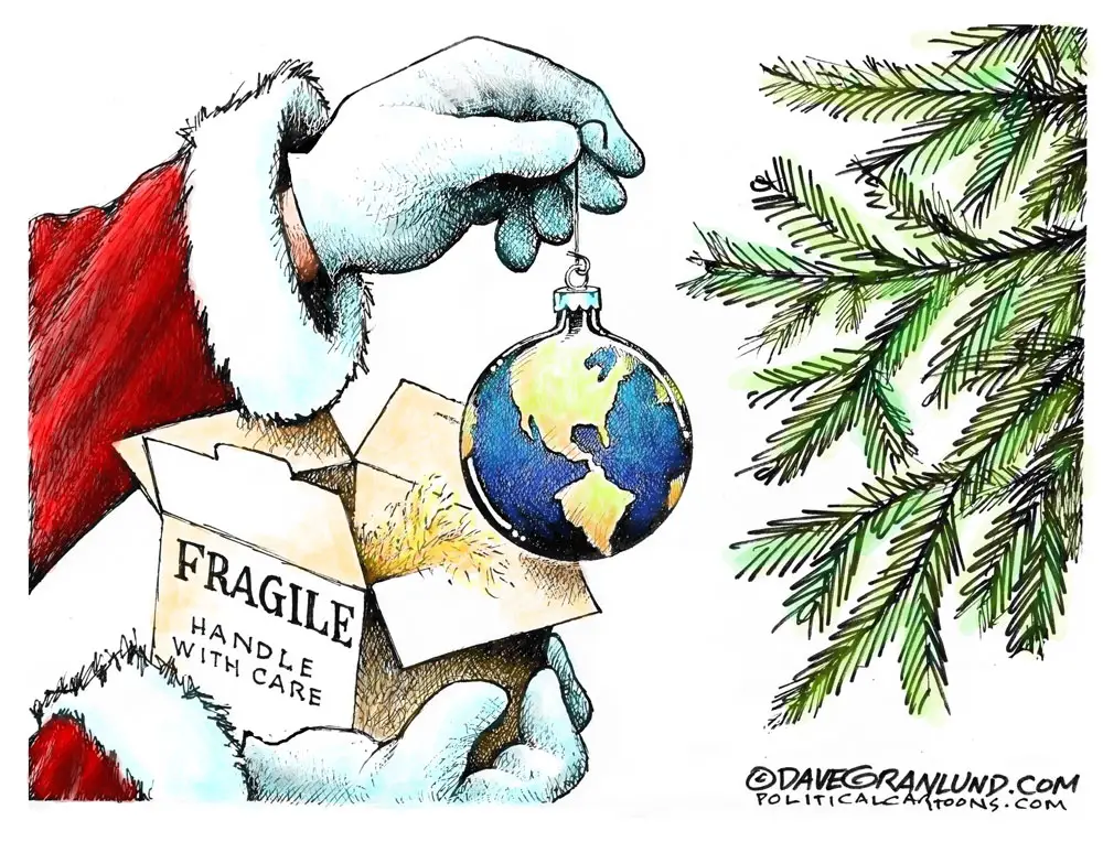 Fragile Globe by Dave Granlund, PoliticalCartoons.com