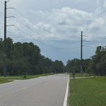 Hargrove Grade, above, will remain free of concrete mixing trucks for now as the Palm Coast City Council rejected an application to rezone 37 acres to heavy industrial. (© FlaglerLive)