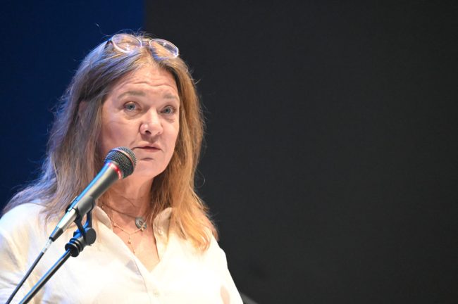 Heather Beaven led the effort to bring Jolly to Palm Coast. (© FlaglerLive)