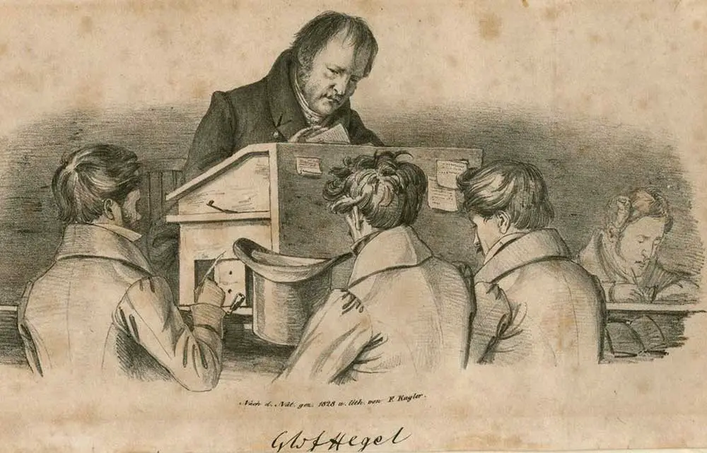 Friedrich Hegel, a Franz Kugler lithograph. 