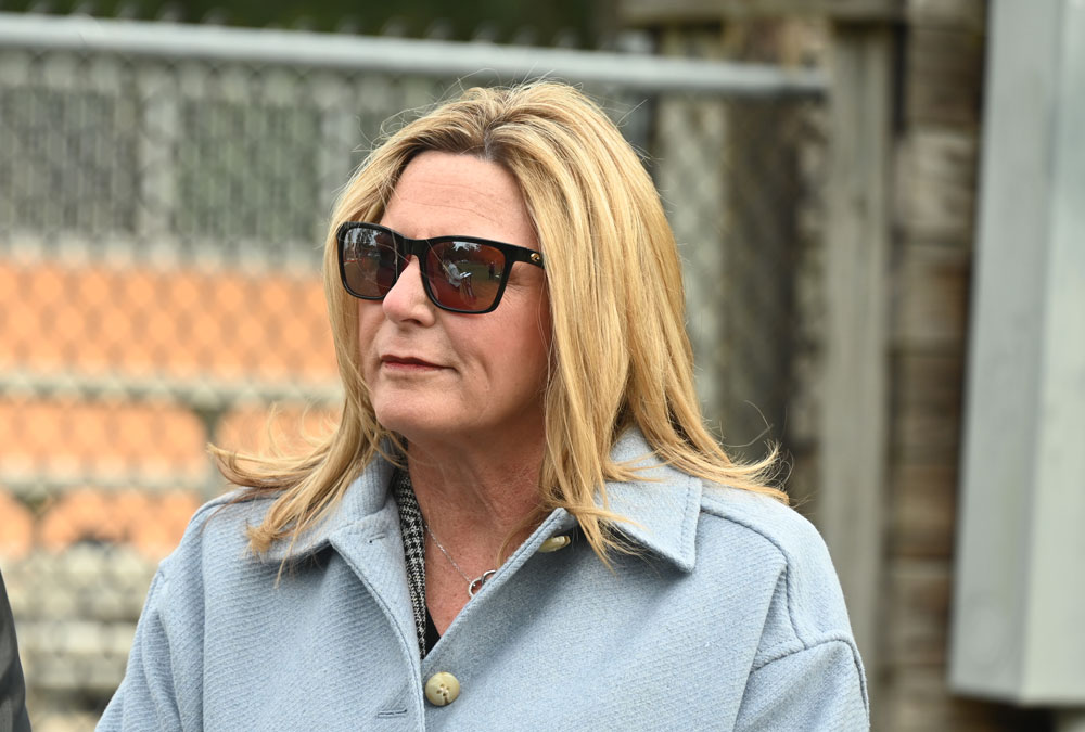 County Administrator Heidi Petito at an event in late December. (© FlaglerLive)