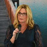 County Administrator Heidi Petito at the memorial for Jorge Salinas on Oct. 12,