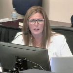County Administrator Heidi Petito tried to defend her budget today. Some of the commissioners want it to subsidize the budgets of the sheriff, of the clerk of court and other constitutional officers.