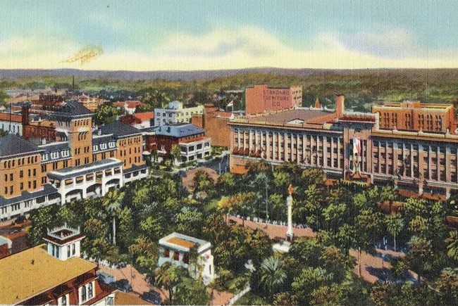 Hemming Park sheds its hateful past. 