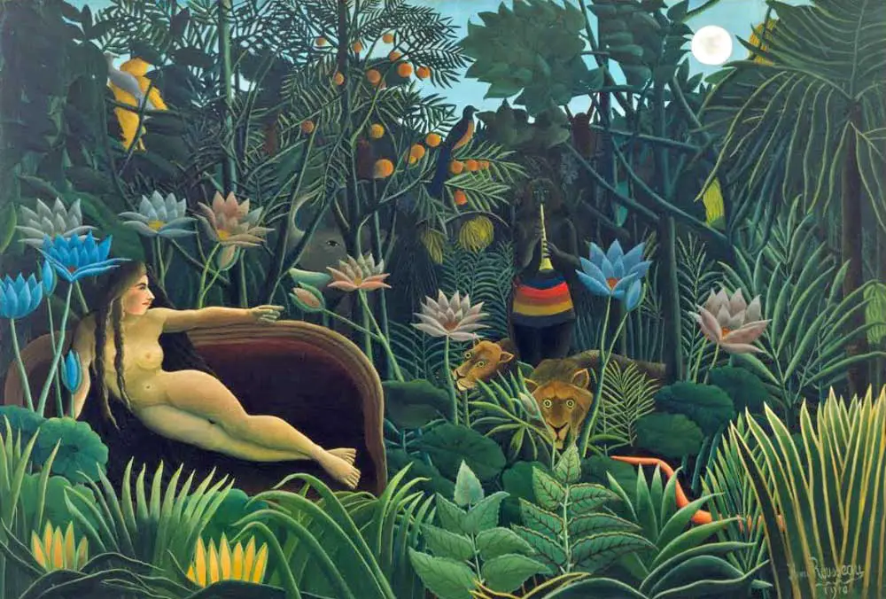 Henri Rousseau, "The Dream" (1910).