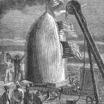 One of Henri de Montaut's illustrations for Jules Verne's From Earth to the Moon.