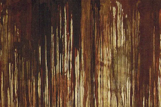 Detail from Herman Nitsch's 'Flagellation Wall,' 1963. 