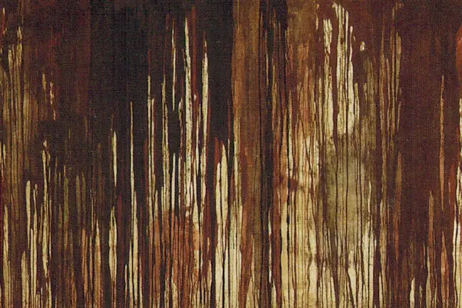 Detail from Herman Nitsch's 'Flagellation Wall,' 1963.