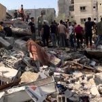 Ruins of a home bombed by Israel in Gaza. (B'Tselem)