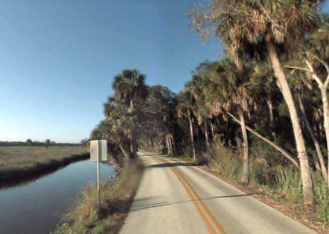 The area of Highbridge Road in Ormond Beach where Kenneth Morrow's shooting took place Wednesday. 