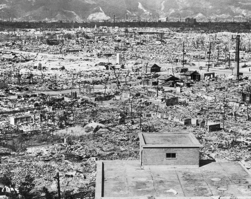 Hiroshima after the bombing. (Wikimedia Commons)