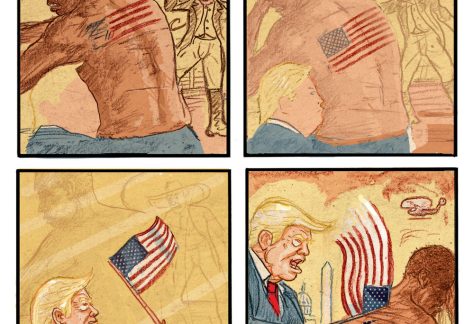 Trump Attemps To Erase American History by Peter Kuper, PoliticalCartoons.com