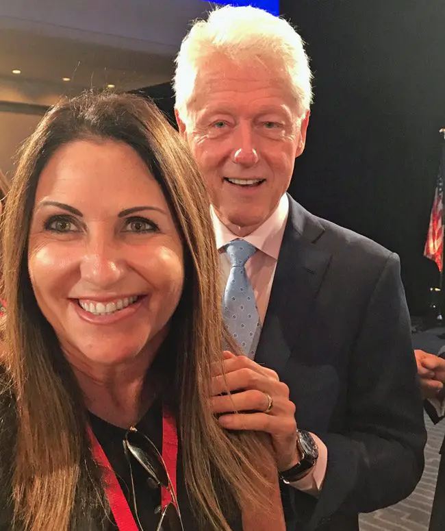 Former President Bill Clinton was among the speakers at the 85th Annual U.S. Conference of Mayors, which Palm Coast Mayor Milissa Holland attended over the past weekend. 'It has been the most inspiring workshops of best practices, out of the box thinking that I have ever been to,' she said. (© Milissa Holland for FlaglerLive)