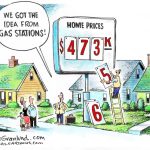 Home prices rising by Dave Granlund, PoliticalCartoons.com