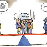 The Politically Homeless Problem by Dave Whamond, Canada, PoliticalCartoons.com